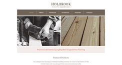 Desktop Screenshot of holbrookusa.com